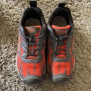 Keen Orange and Charcoal Hiking Sneakers